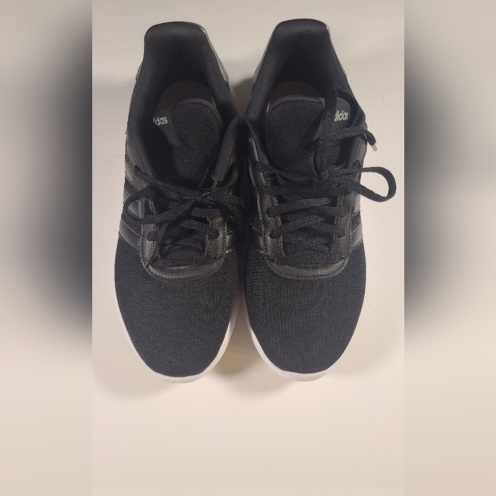 Womens Adidas sneakers black,  white and silver  size 8